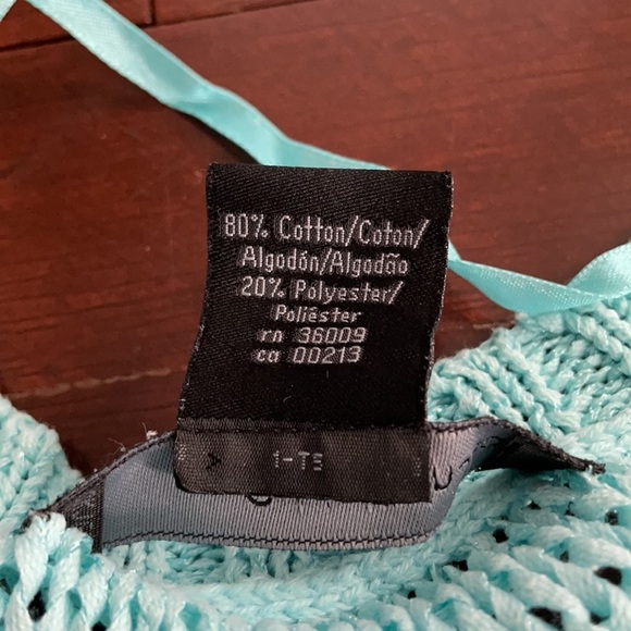 Women's Calvin Klein Jeans Striped Knitted Sweater Short Sleeve Top Medium/Large - Picture 7 of 12